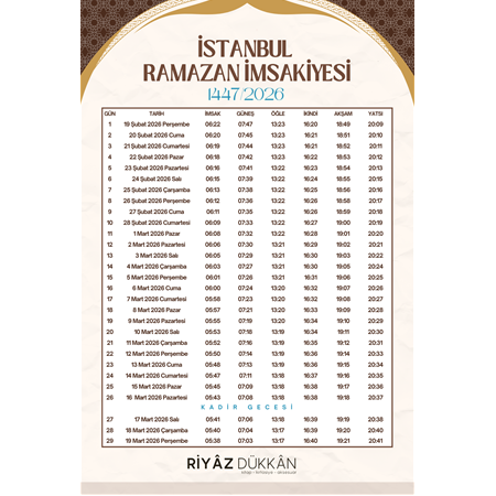 Hoşgeldin, Ya Şehr-i Ramazan!