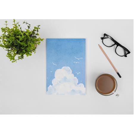 Mâvi - 3'lü Defter Seti,  14x21 cm, A5 Boyut, Çizgili