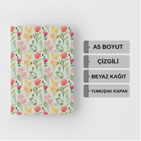 Bostan – Çizgili A5 Boyut Defter