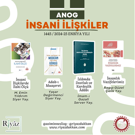 İNSANİ İLİŞKİLER KATEGORİSİ - ANOG ENBİYA YILI, 1445/2024-2025