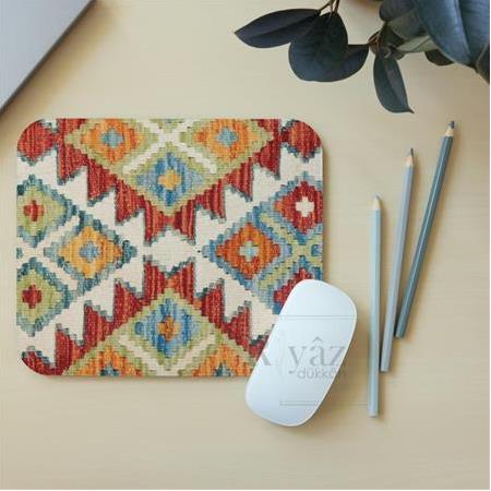 Halı Motif Desen 7  - Dikdörtgen Mouse Pad, 17,5 cm x 19,50 cm