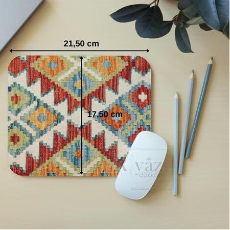 Halı Motif Desen 7  - Dikdörtgen Mouse Pad, 17,5 cm x 19,50 cm