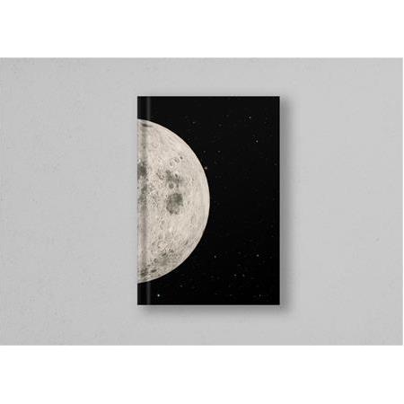 Dolunay - Ciltli A5 Boyut Çizgili Defter
