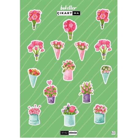 Buketler -  Sticker, Kod: 50