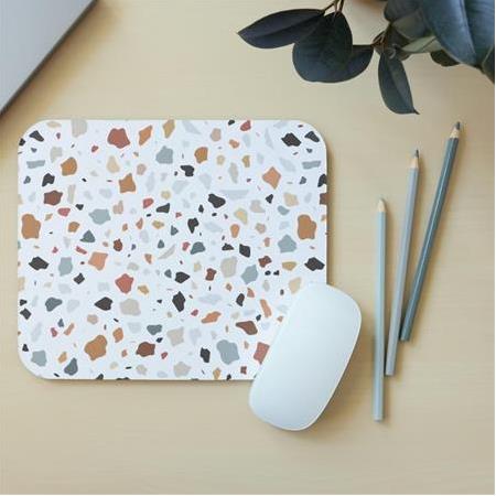 Terazzo  - Dikdörtgen Mouse Pad, 17,5 cm x 19,50 cm