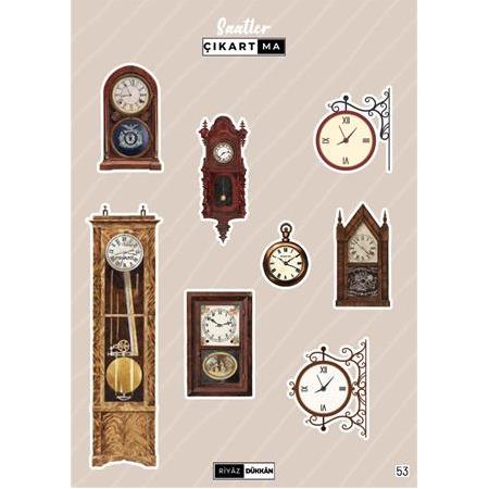 Saatler -  Sticker, Kod: 53