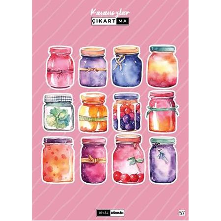 Kavanozlar -  Sticker, Kod: 57