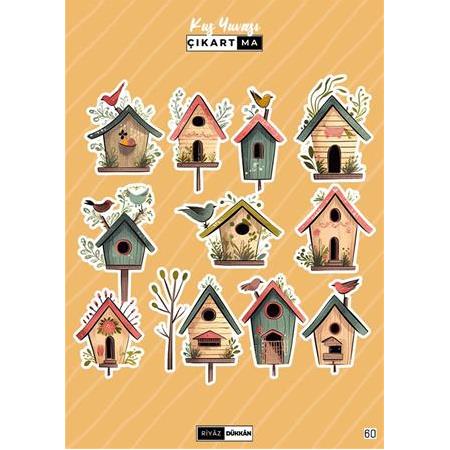 Kuş Yuvası -  Sticker, Kod: 60