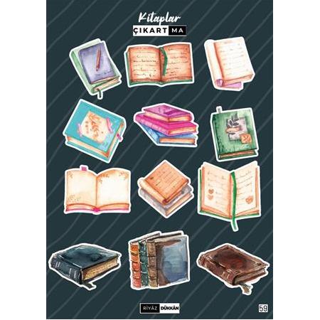 Kitaplar -  Sticker, Kod: 59