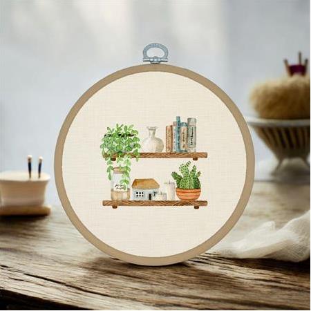 Kitaplık - Yuvarlak Pano Kasnak Çap:17cm