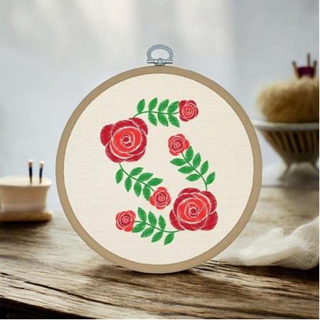 Güller Nakış - Yuvarlak Pano Kasnak Çap:17cm