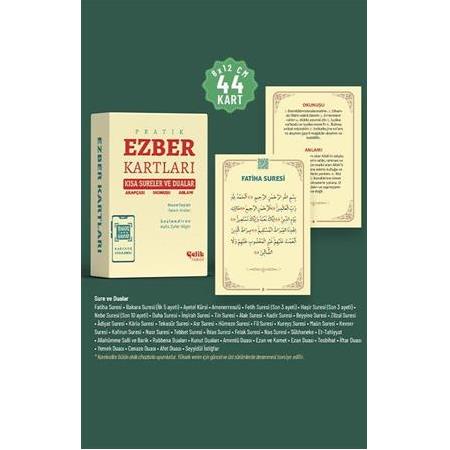 Pratik Ezber Kartları - Kısa Sureler ve Dualar