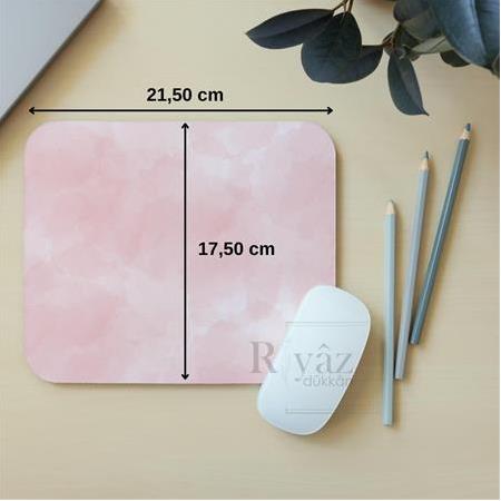 Pembe Zemin  - Dikdörtgen Mouse Pad, 17,5 cm x 19,50 cm
