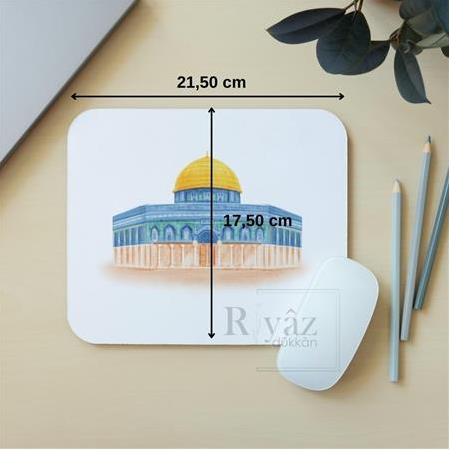 Kudüs  - Dikdörtgen Mouse Pad, 17,5 cm x 19,50 cm