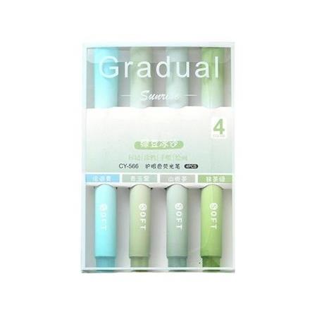 Fosforlu İşaretleme Kalemi 4'Lü Set Pacific