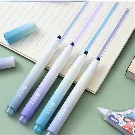 Fosforlu İşaretleme Kalemi 4'Lü Set Lilac